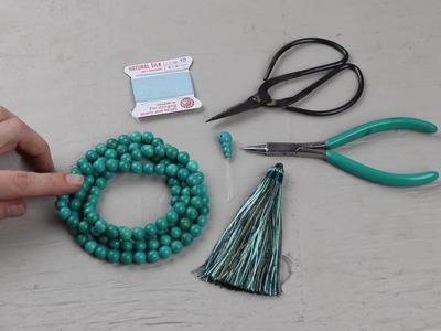 108 Bead Knotted Mala Necklace