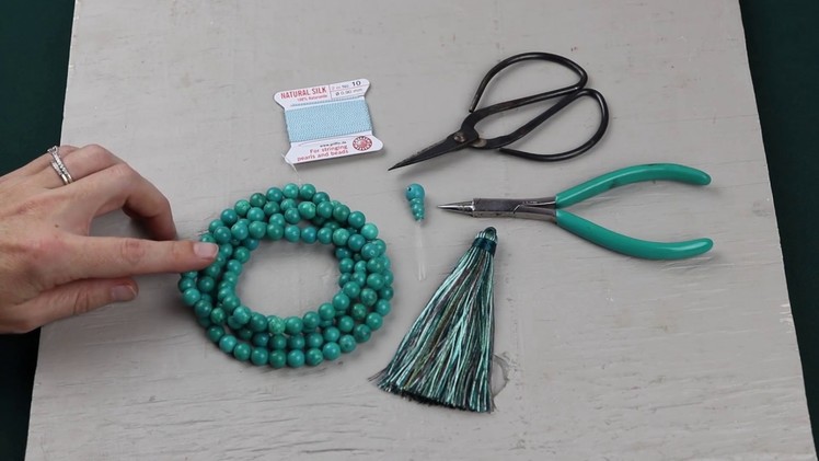 108 Bead Knotted Mala Necklace