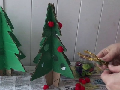 3D Cardboard Christmas Trees????