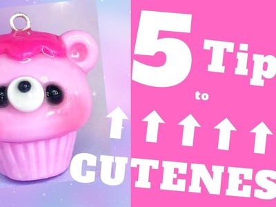 5 TRICKS to increase polymer clay charm cuteness!