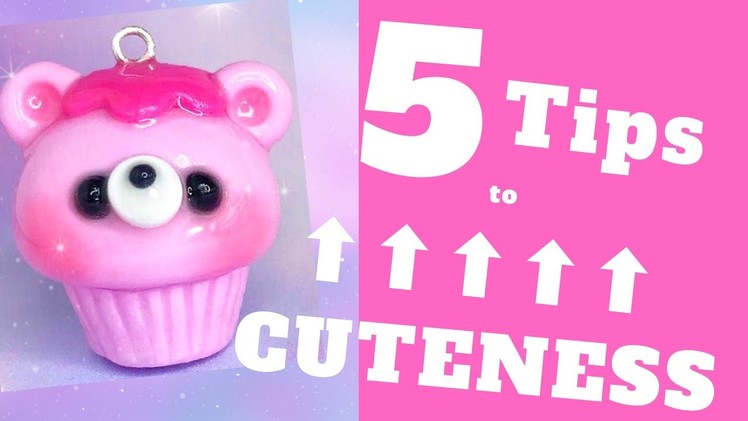 5 TRICKS to increase polymer clay charm cuteness!