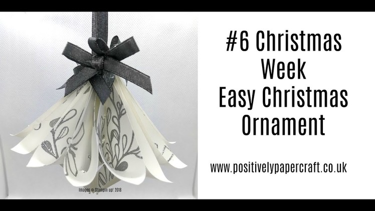#6 Christmas Week - Easy Hanging Ornament