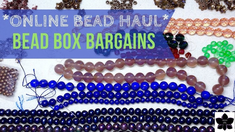 Bead Box Bargains Online Beaded Jewelry Making Haul | October 2018