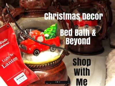 BED BATH & BEYOND-CHRISTMAS DECOR (SHOP WITH ME)