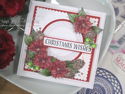 Card Making Magic - Christmas Poinsettia