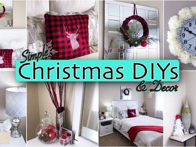 ????Christmas decor || 5 insanely easy DIYs || Guest bedroom