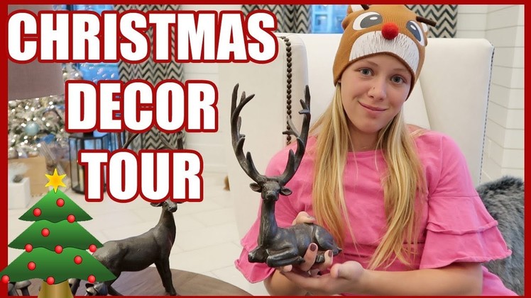 CHRISTMAS DECORATIONS TOUR | Vlogmas Day 4