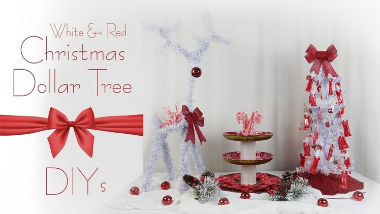 Christmas Dollar Tree DIYs.  Table Top Reindeer