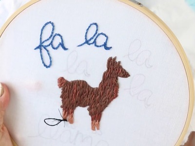 Christmas Embroidery Designs  - Fa La Llama