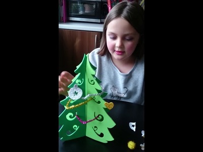 Christmas tree arts and craft