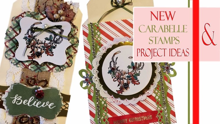 Coloring & Project Ideas for New Christmas Carabelle Stamps (2018) - PART 1
