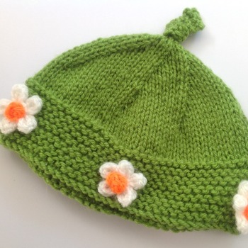 Daisy Hat - Infant - Green
