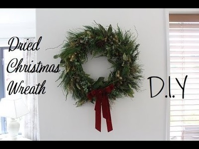 Dried Christmas Wreath DIY