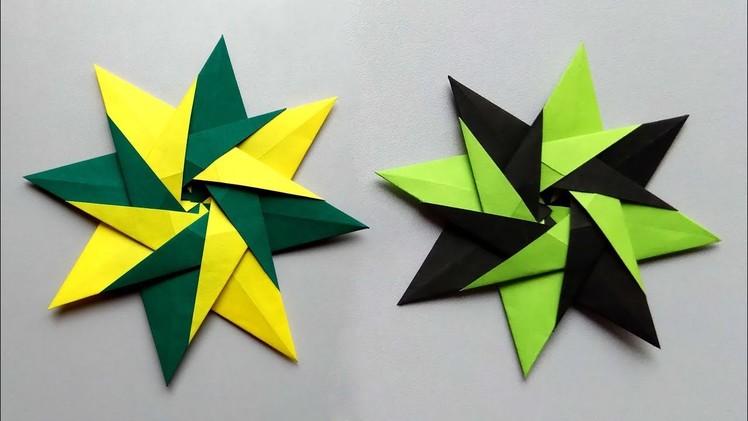 Easy Origami Christmas Star l 1 Minute Craft