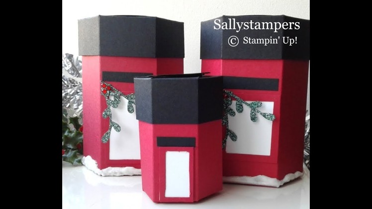 Hexagon Christmas Post Box
