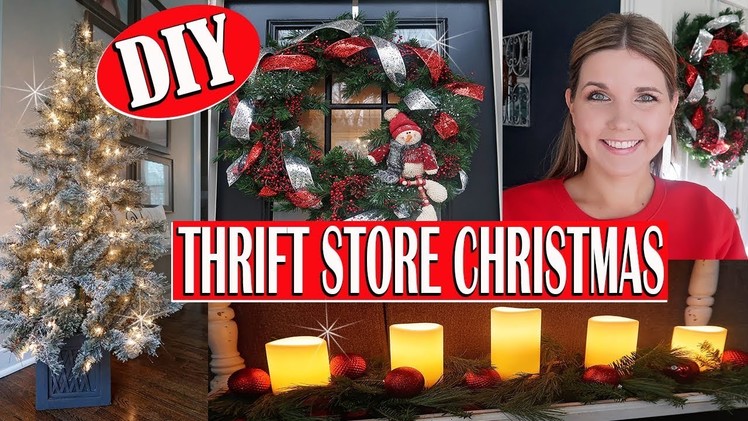HOW I SHOP THE THRIFT STORE FOR CHRISTMAS ???? THRIFT STORE CHRISTMAS DECOR