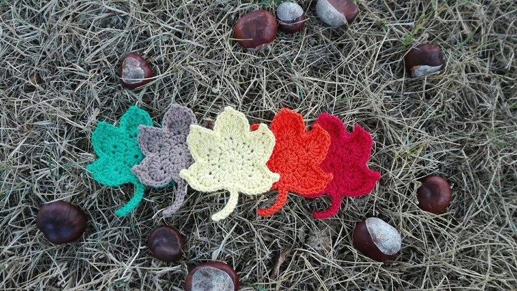 How To Crochet Autumn Leaves, Herbstblätter Häkeln