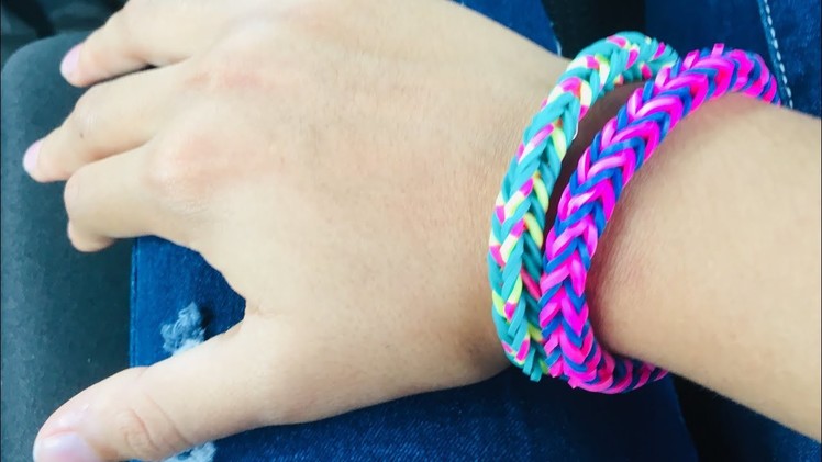 How to make a double rainbow loom bracelet?!!!