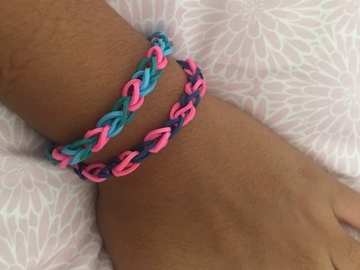 How to make a simple rainbow loom bracelet!!?