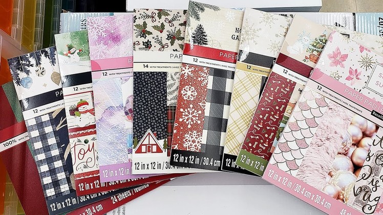 Michaels NEW "Hot Buy" Christmas.Winter Paper Pads | October 2018