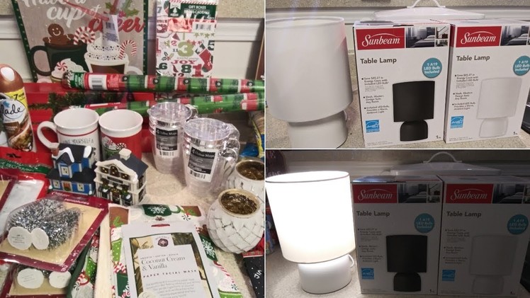 New Dollar Tree Haul ~ NEW LAMPS and Christmas Haul 18'