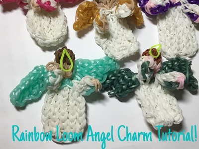 Rainbow Loom Angel Charm Tutorial!