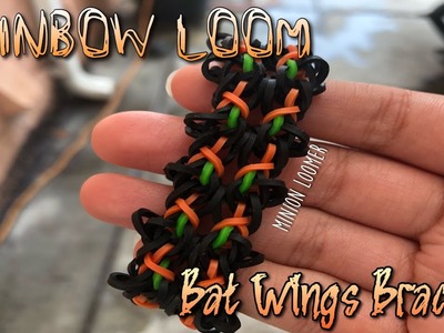 RAINBOW LOOM Bat Wings Bracelet Hook Only || Minion Loomer