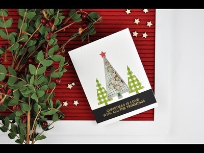 Save the Crafty Youtuber Video Hop: Christmas Shaker Card