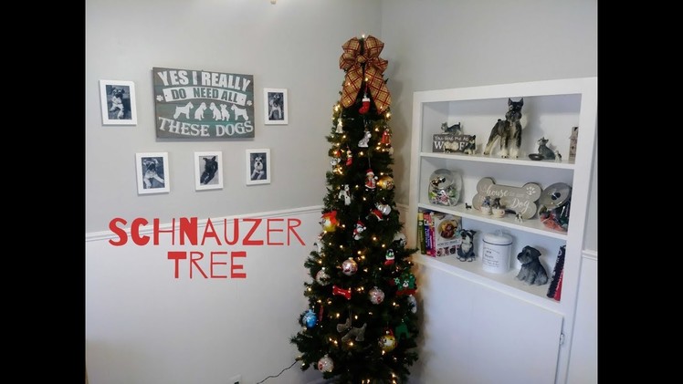 Schnauzer Christmas Tree 2018 | Dog Mom Life
