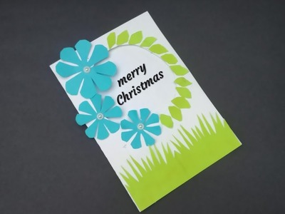 Simple and easy greeting card making for Christmas | birthday greeting card