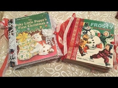 (Sold-Thank You???? ) Christmas LGB Junk Journals By My Sister