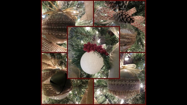 Tricia's Christmas: My Tree Part 3 Creating Onaments