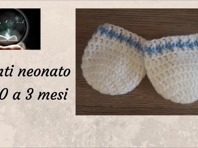 ????TUTORIAL:Guanti neonato  da 0 a 3 mesi  ad uncinetto ♥Mary Magic Book♥