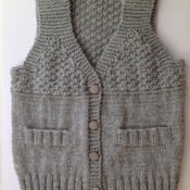 Waistcoat - Grey - 12/24months