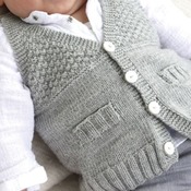 Waistcoat - Grey - 12/24months