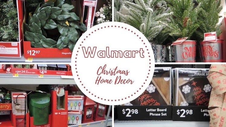 Walmart Christmas Shop With Me 2018 | New Christmas Home Decor| Farmhouse Christmas