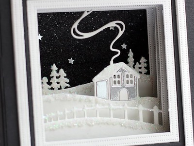 WHITE CHRISTMAS 2018 - DAY 7 - Silent Night 3D Card