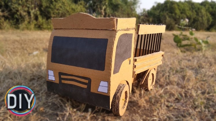 Wow! Amazing RC-Mini Truck | DIY with Cardboard (Very Easy)