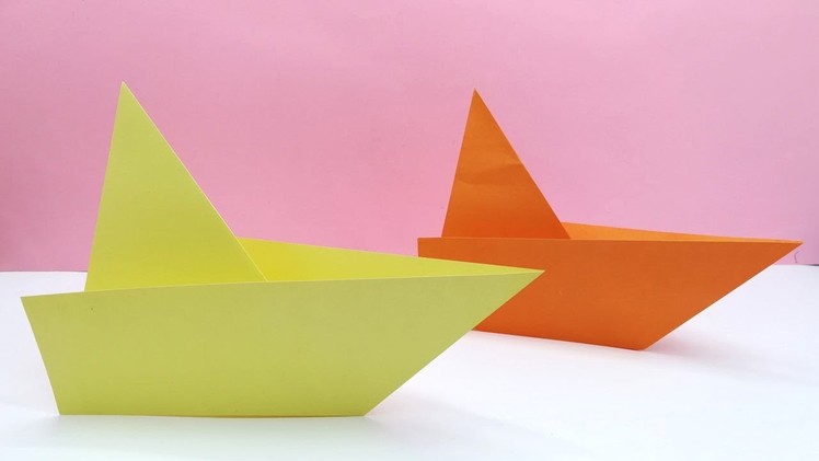 3d Paper Boat | Origami Boat Making Easy Tutorial With in 1 Minute
