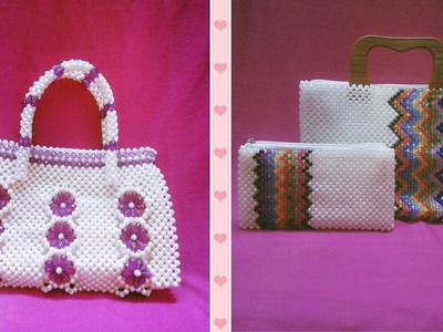 Beads handbag catalog || Handmade bag idea ||