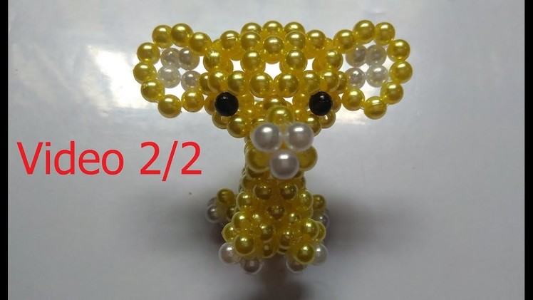 Beads - How to make keychains: elephant 2.2 (con voi)