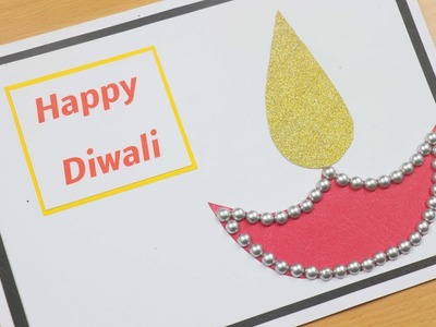 Beautiful Greeting Card for Diwali - Handmade Diwali Card | Latest Card Ideas | 3D Diwali Card