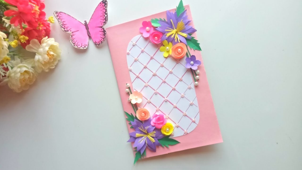 Beautiful Handmade Birthday card idea. DIY Greeting Pop up Cards for ...