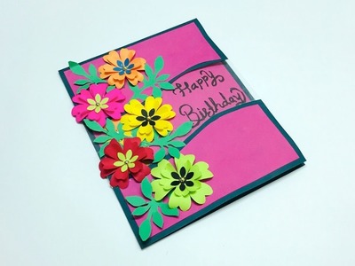Beautiful Handmade Birthday Card | DIY Birthday Greeting Card | Birthday Card Tutorial