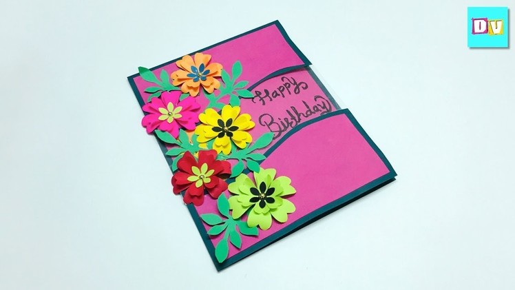 Beautiful Handmade Birthday Card | DIY Birthday Greeting Card | Birthday Card Tutorial