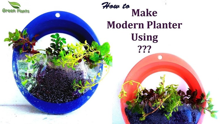 Beautiful Tree Pot or Planter Making With Kitchen Tools | Modern Planter DIY Ideas.GREEN PLANTS