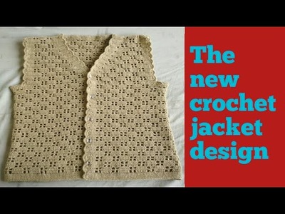 Crochet design of jacket