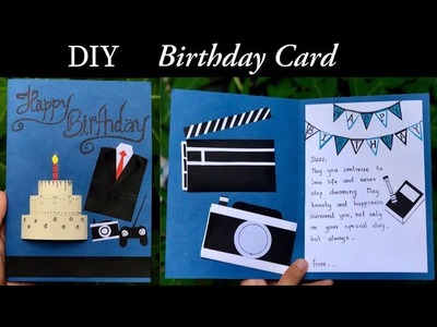 DIY Birthday Card For Brother.Boyfriend.Boy || Handmade Birthday Card Idea || Sokmeng Art And Craft