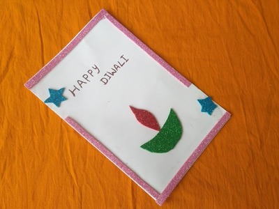 DIY Diwali Greeting Card|| Hand-Made Greeting Card Diwali Special!!