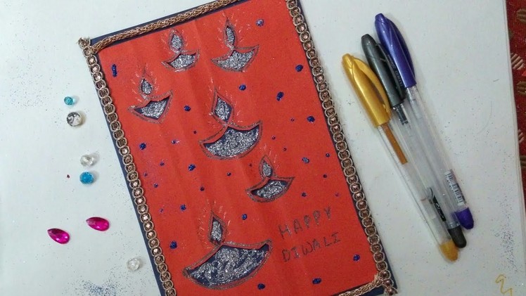 Diy diwali greeting cards | handmade greeting card | Mona arts & crafts